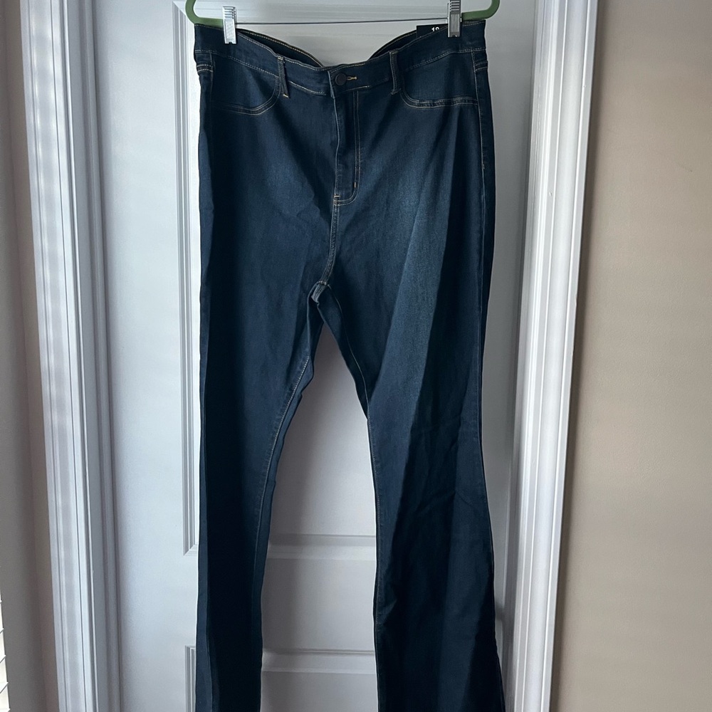 Fashion Nova Plus Size Flare Jeans